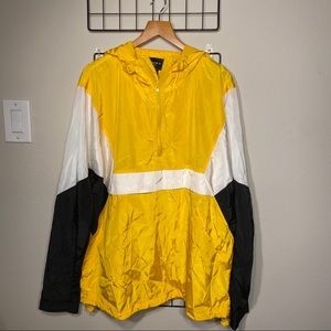 FOREVER21 MEN YELLOW WINDBREAKER